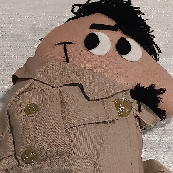 1977 VINTAGE MR FLASHMORE JR PLUSH 10" WALLACE BERRIE THE FLASHER joke toy - Picture 1 of 5